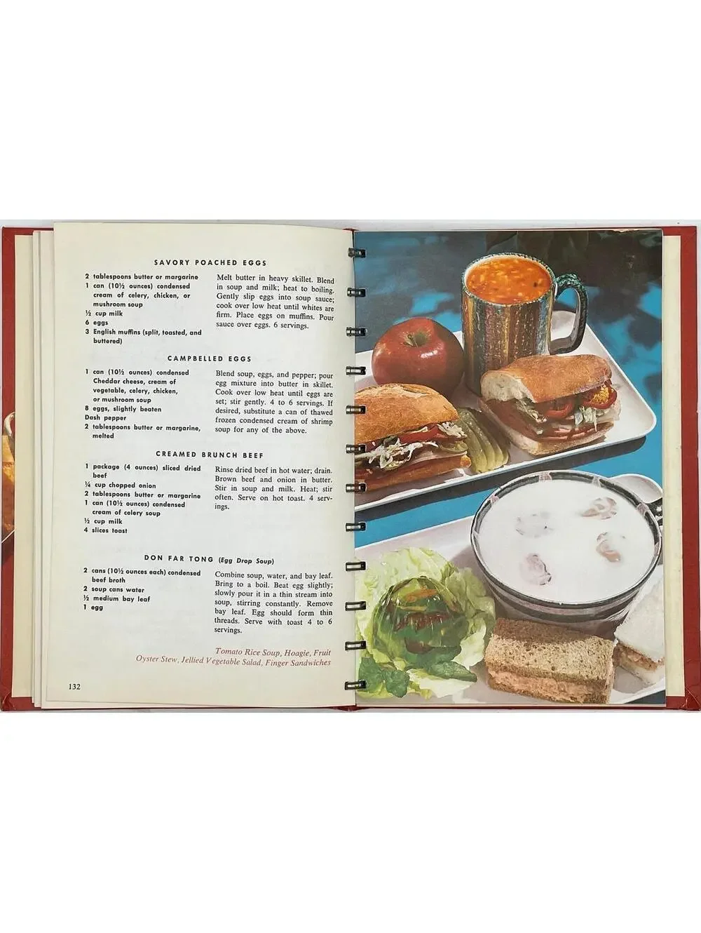 Vintage Campbell's Cooking with Soup Cookbook, 1960s Recipes